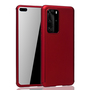 Handyh�lle Schutzh�lle f�r Huawei P40 Full Case Cover Displayschutz 360 Rot
