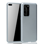 Handyh�lle Schutzh�lle f�r Huawei P40 Full Case Cover Displayschutz 360 Silber
