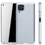 Handyh�lle Schutzh�lle f�r Huawei P40 Lite Full Case Cover Displayschutz 360 Silber
