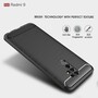 Schutzh�lle Handyh�lle f�r Xiaomi Redmi 9 Case Cover Carbon Optik Schwarz