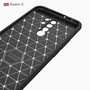 Schutzh�lle Handyh�lle f�r Xiaomi Redmi 9 Case Cover Carbon Optik Schwarz
