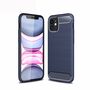 Schutzh�lle Handyh�lle f�r Apple iPhone 12 Mini Case Cover Carbon Optik Blau