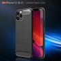 Schutzh�lle Handyh�lle f�r Apple iPhone 12 Pro Max Case Cover Carbon Optik Grau