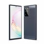 Schutzh�lle Handyh�lle f�r Samsung Galaxy Note 20 Ultra Case Cover Carbon Optik Blau