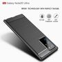 Schutzh�lle Handyh�lle f�r Samsung Galaxy Note 20 Ultra Case Cover Carbon Optik Blau