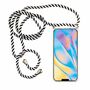 Handykette f�r Apple iPhone 12 / 12 Pro - Smartphone Necklace H�lle mit Band - Schnur mit Case zum umh�ngen in Schwarz