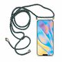 Handykette f�r Apple iPhone 12 / 12 Pro - Smartphone Necklace H�lle mit Band - Schnur mit Case zum umh�ngen in Gr�n