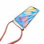 Handykette f�r Apple iPhone 12 Pro Max - Smartphone Necklace H�lle mit Band - Schnur mit Case zum umh�ngen in Rosa