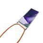 Handykette f�r Samsung Galaxy Note 20 - Smartphone Necklace H�lle mit Band - Schnur mit Case zum umh�ngen in Rot