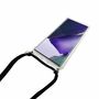 Handykette f�r Samsung Galaxy Note 20 Ultra - Smartphone Necklace H�lle mit Band - Schnur mit Case zum umh�ngen in Schwarz