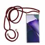 Handykette f�r Samsung Galaxy Note 20 Ultra - Smartphone Necklace H�lle mit Band - Schnur mit Case zum umh�ngen in Rot