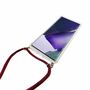 Handykette f�r Samsung Galaxy Note 20 Ultra - Smartphone Necklace H�lle mit Band - Schnur mit Case zum umh�ngen in Rot