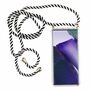 Handykette f�r Samsung Galaxy Note 20 Ultra - Smartphone Necklace H�lle mit Band - Schnur mit Case zum umh�ngen in Schwarz