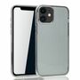 Handyh�lle f�r Apple iPhone 12 mini Silber - Clear - TPU Silikon Case Backcover Schutzh�lle in Transparent   Silber