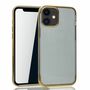 Handyh�lle f�r Apple iPhone 12 mini Gold - Clear - TPU Silikon Case Backcover Schutzh�lle in Transparent   Gold