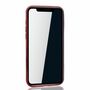 Handyhlle fr Apple iPhone 12 mini Rot - Clear - TPU Silikon Case Backcover Schutzhlle in Transparent   Rot