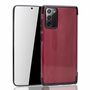 Handyh�lle f�r Samsung Galaxy Note 20 Schwarz - Clear - TPU Silikon Case Backcover Schutzh�lle in Transparent   Schwarz