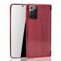 Handyh�lle f�r Samsung Galaxy Note 20 Rot - Clear - TPU Silikon Case Backcover Schutzh�lle in Transparent   Rot
