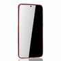 Handyh�lle f�r Samsung Galaxy Note 20 Rot - Clear - TPU Silikon Case Backcover Schutzh�lle in Transparent   Rot