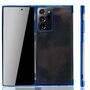 Handyh�lle f�r Samsung Galaxy Note 20 Ultra Blau - Clear - TPU Silikon Case Backcover Schutzh�lle in Transparent   Blau