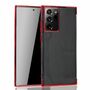 Handyh�lle f�r Samsung Galaxy Note 20 Ultra Rot - Clear - TPU Silikon Case Backcover Schutzh�lle in Transparent   Rot