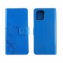 Apple iPhone 12 Pro Max Handy H�lle Schutz-Tasche Cover Flip-Case Kartenfach Blau