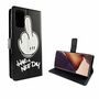 Samsung Galaxy Note 20 Tasche Handy H�lle Schutz-Cover Flip-Case mit Kartenfach Have a nice day