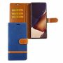 Samsung Galaxy Note 20 Handy H�lle Schutz-Tasche Case Cover Kartenfach Etui Wallet Blau