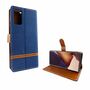 Samsung Galaxy Note 20 Handy H�lle Schutz-Tasche Case Cover Kartenfach Etui Wallet Blau