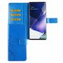 Samsung Galaxy Note 20 Ultra Handy H�lle Schutz-Tasche Cover Flip-Case Kartenfach Blau