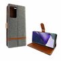 Samsung Galaxy Note 20 Ultra Handy H�lle Schutz-Tasche Case Cover Kartenfach Etui Wallet Grau