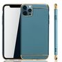 Apple iPhone 12 Pro Max Handy H�lle Schutz Case Bumper Hard Cover Blau