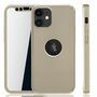 Handyh�lle Schutzh�lle f�r Apple iPhone 12 Mini Full Case Cover Displayschutz 360 Gold