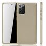 Handyh�lle Schutzh�lle f�r Samsung Galaxy Note 20 Full Case Cover Displayschutz 360 Gold