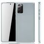 Handyh�lle Schutzh�lle f�r Samsung Galaxy Note 20 Full Case Cover Displayschutz 360 Silber