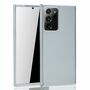 Handyh�lle Schutzh�lle f�r Samsung Galaxy Note 20 Ultra Full Case Cover Displayschutz 360 Silber