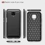Xiaomi Redmi Note 9S TPU Case Carbon Fiber Optik Brushed Schutz H�lle Schwarz