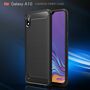 Samsung Galaxy A10 TPU Case Carbon Fiber Optik Brushed Schutz H�lle Schwarz