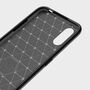 Samsung Galaxy A01 TPU Case Carbon Fiber Optik Brushed Schutz H�lle Schwarz
