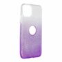 Apple iPhone 11 Pro Max Handyh�lle Case H�lle Silikon Glitzer Violett