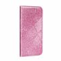 Samsung Galaxy S20 Ultra Tasche Handy H�lle Schutz Cover mit Kartenfach Glitzer Rosa
