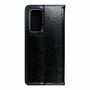 Huawei P40 Tasche Handy H�lle Schutz Cover mit Kartenfach Glitzer Schwarz