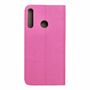 Huawei P40 Lite E Tasche Handy H�lle Schutz-Cover Flip-Case Rosa