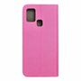 Samsung Galaxy A21s Tasche Handy H�lle Schutz-Cover Flip-Case Rosa
