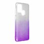 Samsung Galaxy A21s Handyh�lle Case H�lle Silikon Glitzer Violett