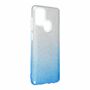 Samsung Galaxy A21s Handyh�lle Case H�lle Silikon Glitzer Blau