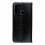 Huawei Y6p Tasche Handy H�lle Schutz Cover mit Kartenfach Glitzer Schwarz