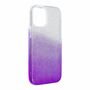 Apple iPhone 12 Mini Handyh�lle Case H�lle Silikon Glitzer Violett