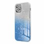 Huawei P smart 2020 Handyh�lle Case H�lle Silikon Glitzer Blau