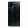 Samsung Galaxy A21s Tasche Handy H�lle Schutz Cover mit Kartenfach Glitzer Schwarz